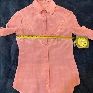 Custom Made Western Horse Show Shirt - size XS